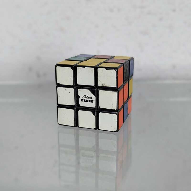 Rubik's Cube Vintage Original Années 80 - Jouet rétro