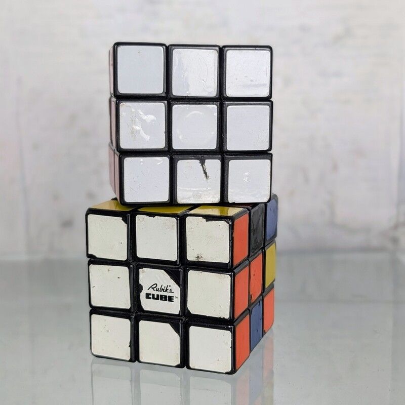 Rubik's Cube Vintage Original Années 80 - Jouet rétro