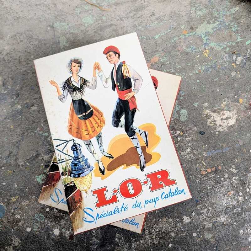 Boîtes vintage L.O.R confiserie Pays Catalan | l'Atelier Imparfait