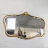 Miroir Louis-Philippe Doré à Fronton Coquille | l'Atelier Imparfait