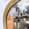 Miroir Louis-Philippe Doré à Fronton Coquille | l'Atelier Imparfait