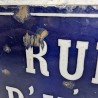 Plaque de rue émaillée ancienne Rue d'Iéna | L'Atelier Imparfait