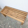 Banc Bois Vintage à lattes | l'Atelier Imparfait