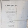 Carte de la Palestine par Victor Guérin 1881 | l'Atelier Imparfait