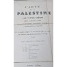 Carte de la Palestine par Victor Guérin 1881 | l'Atelier Imparfait