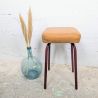 Tabouret Vintage Assise Skaï | L'Atelier Imparfait Tabouret Vintage Assise Skaï | L'Atelier Imparfait