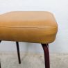 Tabouret Vintage Assise Skaï | L'Atelier Imparfait Tabouret Vintage Assise Skaï | L'Atelier Imparfait