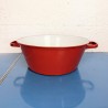 Bassine émaillée rouge | l'Atelier Imparfait