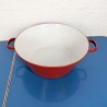 Bassine émaillée rouge | l'Atelier Imparfait