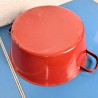 Bassine émaillée rouge | l'Atelier Imparfait