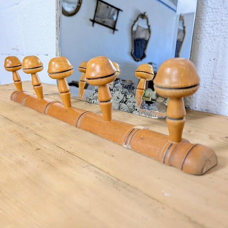Porte-Manteau en Bois Tourné | L'Atelier Imparfait