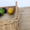 Plateau Osier Tressé Vintage avec Anses | l'Atelier Imparfait
