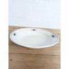 Plat Rond Creux Faïencerie SOMAIN – décor Java | L'Atelier Imparfait
