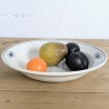 Plat Rond Creux Faïencerie SOMAIN – décor Java | L'Atelier Imparfait
