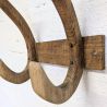Patère double bois massif vintage rustique | l'Atelier Imparfait