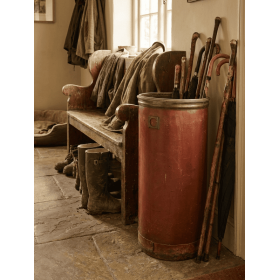 Tonneau de filature ancien