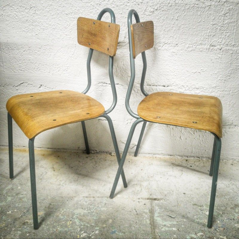 Chaises vintage en formica - Ameublement