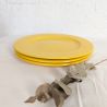 Trio d'assiettes Moulin des Loups jaune soleil | L'Atelier Imparfait