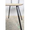 Paire de chaises formica & métal noir vintage | L'Atelier Imparfait