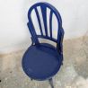 Chaise bistrot bois courbé - bleu vintage | L'Atelier Imparfait