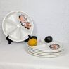 Assiettes à Fondue Le Creuset Vintage 70s | L'Atelier Imparfait