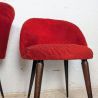 Paire de Chaises Cocktail Vintage Velours Rouge | L'Atelier Imparfait Paire de Chaises Cocktail Vintage Velours Rouge | L'Atelier Imparfait