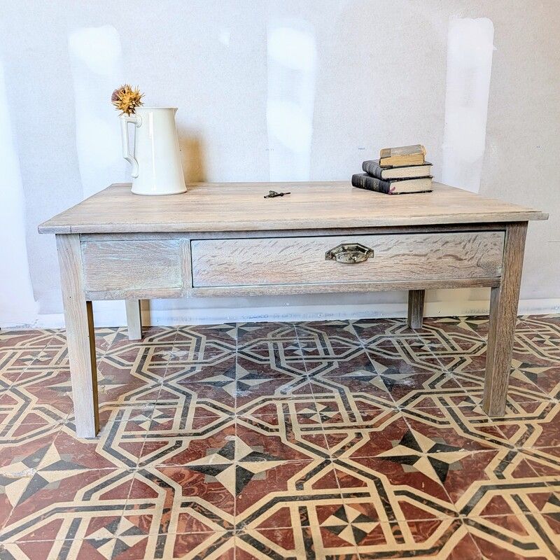 Table Basse de Ferme en Chêne | L'Atelier Imparfait