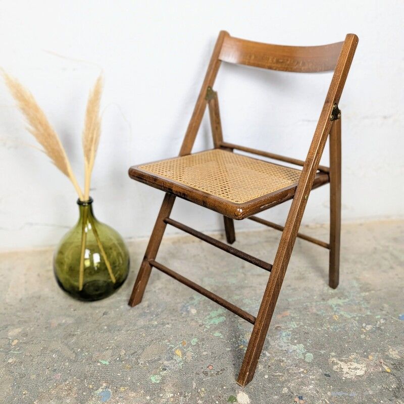 Chaise Pliante à l'Assise Cannée | L'Atelier Imparfait