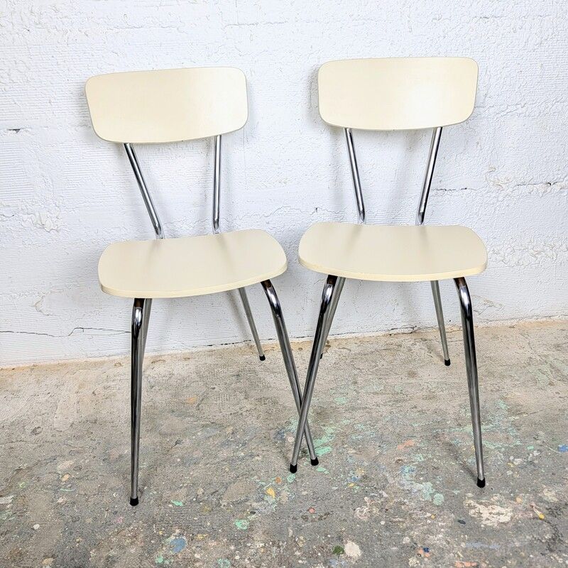 Paire de Chaises en Formica | L'Atelier Imparfait