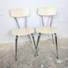 Paire de Chaises en Formica | L'Atelier Imparfait Paire de Chaises en Formica | L'Atelier Imparfait