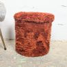 Pouf Coffre Moumoute Vintage | L'Atelier Imparfait