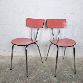 Paire de chaises formica...