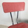 Paire de chaises formica rouge vintage années 60 | L'Atelier Imparfait