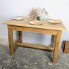 Table de Ferme Extensible en Chêne Massif | L'Atelier Imparfait Table de Ferme Extensible en Chêne Massif | L'Atelier Imparfait