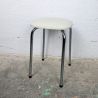 Tabouret Chrome et Skaï | L'Atelier Imparfait