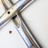 Tabouret Chrome et Skaï | L'Atelier Imparfait