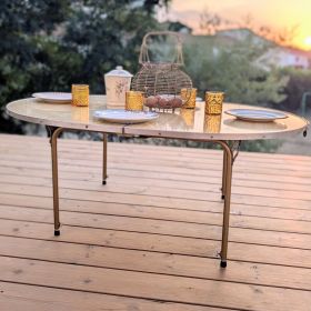 Table pliante de camping...