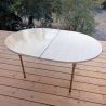 Table pliante de camping ovale vintage | l'Atelier Imparfait Table pliante de camping ovale vintage | l'Atelier Imparfait