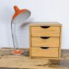 Caisson de bureau 3 tiroirs en bois vintage | L'Atelier Imparfait