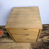 Caisson de bureau 3 tiroirs en bois vintage | L'Atelier Imparfait