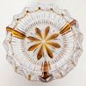 Cendrier en verre taillé motif ambré | l'Atelier Imparfait