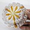 Cendrier en verre taillé motif ambré | l'Atelier Imparfait
