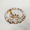 Cendrier en verre taillé motif ambré | l'Atelier Imparfait