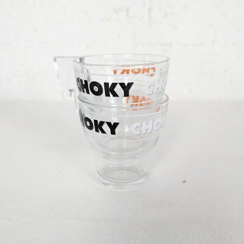 Tasse publicitaire en verre Choky | L'Atelier Imparfait