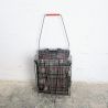 Chariot de course vintage tartan pliable | L'Atelier Imparfait Chariot de course vintage tartan pliable | L'Atelier Imparfait