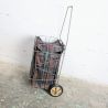 Chariot de course vintage tartan pliable | L'Atelier Imparfait Chariot de course vintage tartan pliable | L'Atelier Imparfait