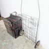 Chariot de course vintage tartan pliable | L'Atelier Imparfait Chariot de course vintage tartan pliable | L'Atelier Imparfait