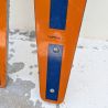 Skis nautiques vintage Skivit orange et bleu
