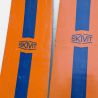 Skis nautiques vintage Skivit orange et bleu