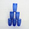 6 verres bleus annelés Cisper | l'Atelier Imparfait 6 verres bleus annelés Cisper | l'Atelier Imparfait